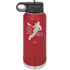 Yes I Play Like a Girl Try to Keep Up - Laser Engraved Stainless Steel Drinkware - 1905 -