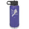 Yes I Play Like a Girl Try to Keep Up - Laser Engraved Stainless Steel Drinkware - 1905 -