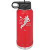 Yes I Play Like a Girl Try to Keep Up - Laser Engraved Stainless Steel Drinkware - 1905 -