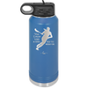 Yes I Play Like a Girl Try to Keep Up - Laser Engraved Stainless Steel Drinkware - 1905 -