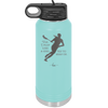 Yes I Play Like a Girl Try to Keep Up - Laser Engraved Stainless Steel Drinkware - 1905 -