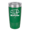I'm a Keeper Goalie - Laser Engraved Stainless Steel Drinkware - 1910 -