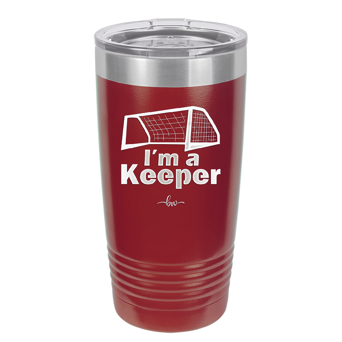 I'm a Keeper Goalie - Laser Engraved Stainless Steel Drinkware - 1910 -