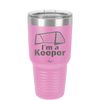I'm a Keeper Goalie - Laser Engraved Stainless Steel Drinkware - 1910 -