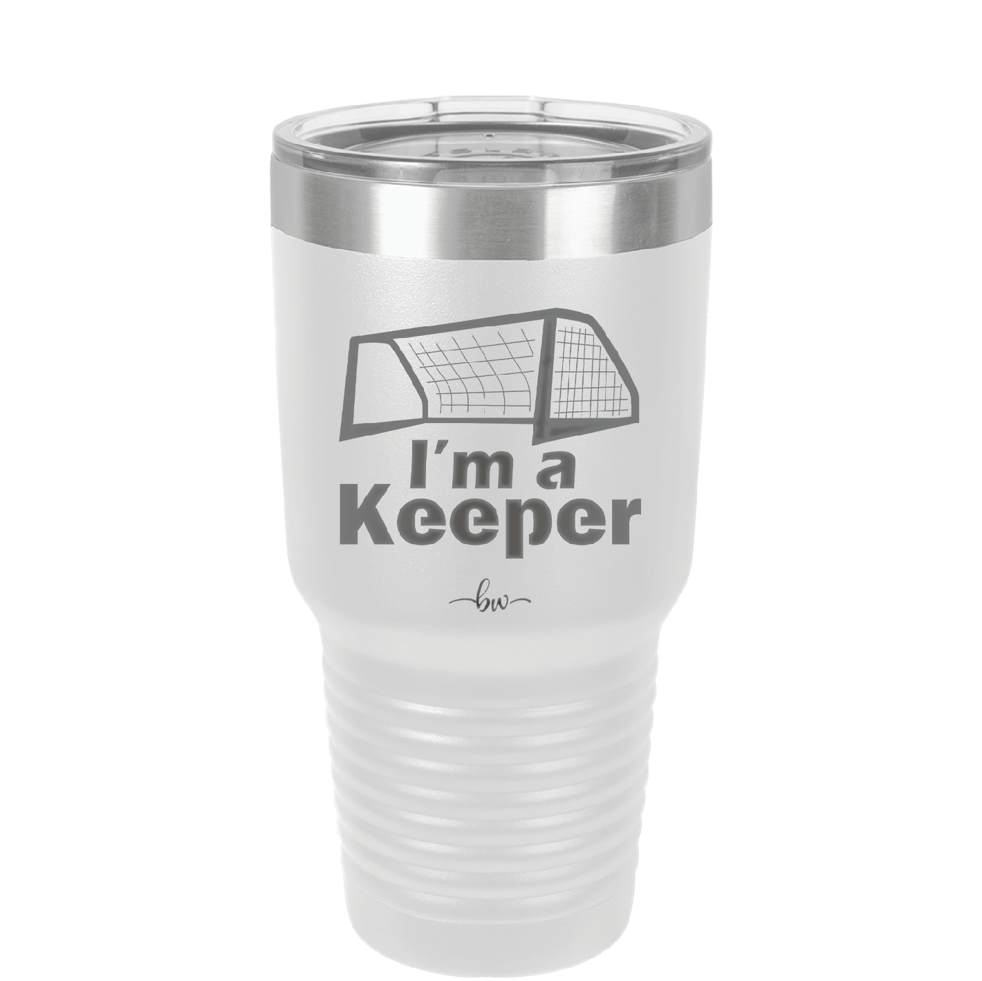 I'm a Keeper Goalie - Laser Engraved Stainless Steel Drinkware - 1910 -