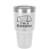 I'm a Keeper Goalie - Laser Engraved Stainless Steel Drinkware - 1910 -