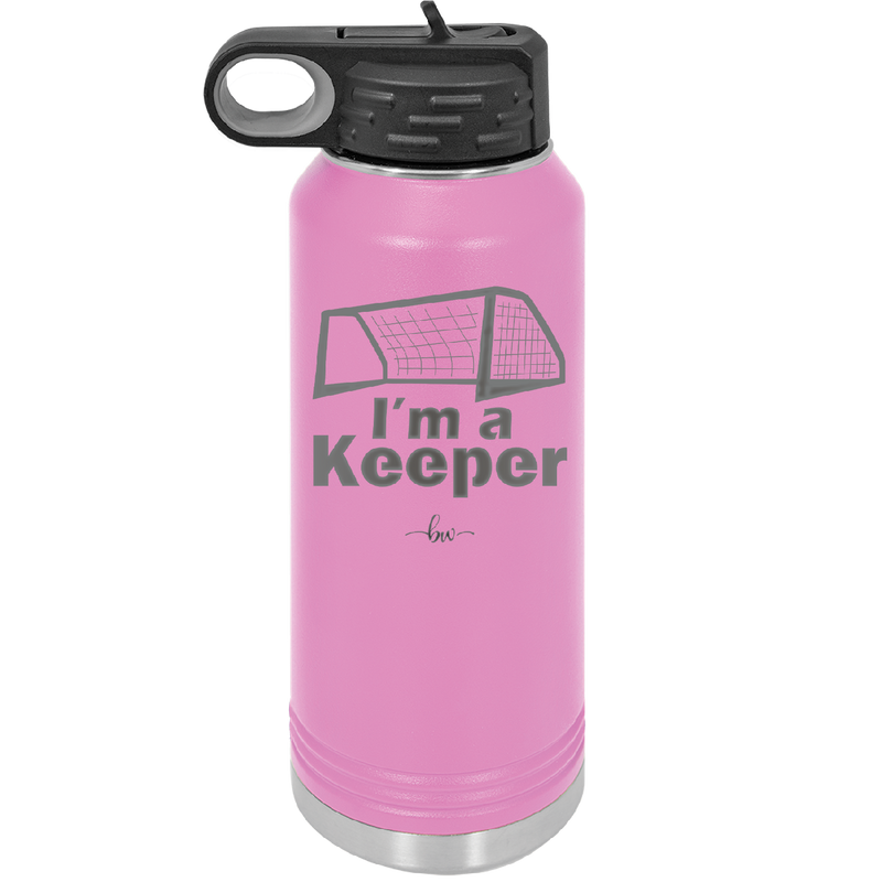 I'm a Keeper Goalie - Laser Engraved Stainless Steel Drinkware - 1910 -