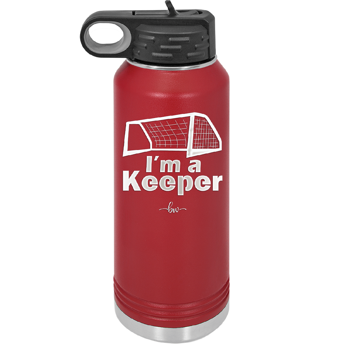 I'm a Keeper Goalie - Laser Engraved Stainless Steel Drinkware - 1910 -