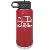 I'm a Keeper Goalie - Laser Engraved Stainless Steel Drinkware - 1910 -