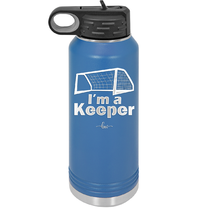 I'm a Keeper Goalie - Laser Engraved Stainless Steel Drinkware - 1910 -
