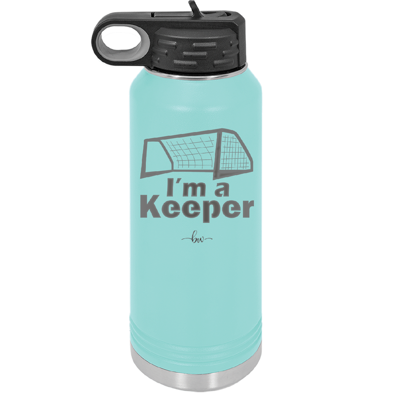 I'm a Keeper Goalie - Laser Engraved Stainless Steel Drinkware - 1910 -