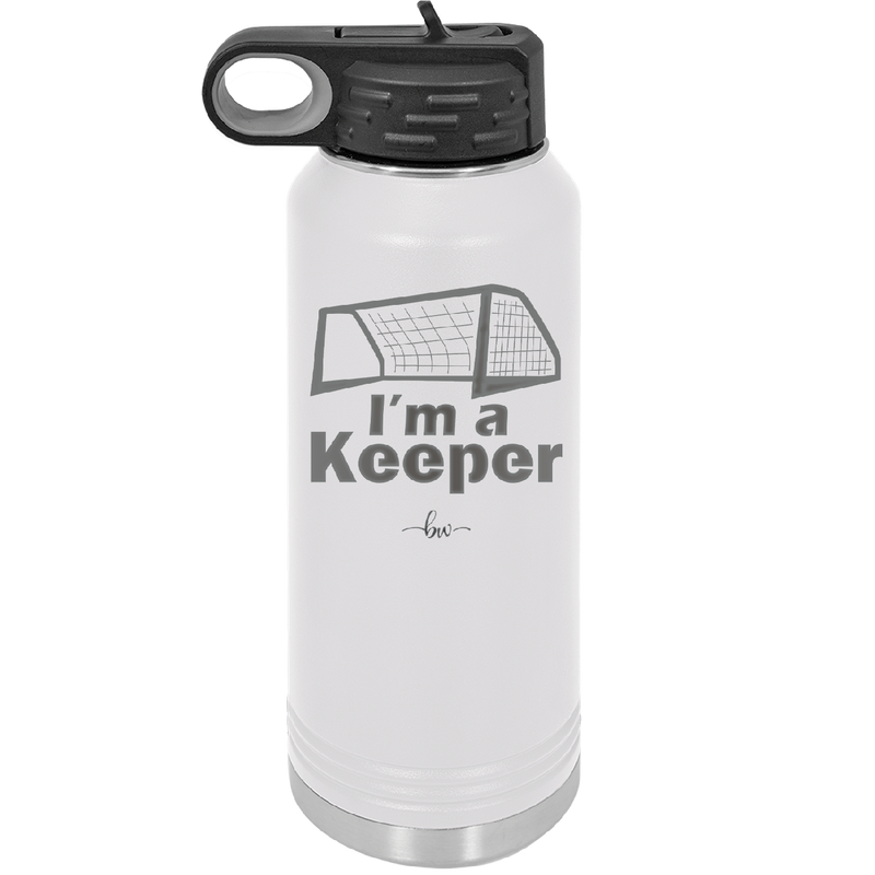 I'm a Keeper Goalie - Laser Engraved Stainless Steel Drinkware - 1910 -