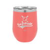 Softball with Bats and Ball - Laser Engraved Stainless Steel Drinkware - 1917 -