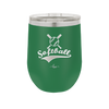 Softball with Bats and Ball - Laser Engraved Stainless Steel Drinkware - 1917 -