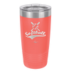 Softball with Bats and Ball - Laser Engraved Stainless Steel Drinkware - 1917 -