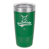 Softball with Bats and Ball - Laser Engraved Stainless Steel Drinkware - 1917 -