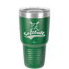 Softball with Bats and Ball - Laser Engraved Stainless Steel Drinkware - 1917 -
