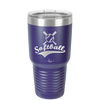 Softball with Bats and Ball - Laser Engraved Stainless Steel Drinkware - 1917 -