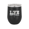 Love Softball - Laser Engraved Stainless Steel Drinkware - 1918 -