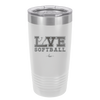 Love Softball - Laser Engraved Stainless Steel Drinkware - 1918 -