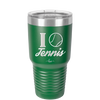 I Heart Tennis - Laser Engraved Stainless Steel Drinkware - 1921 -