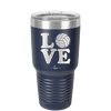 LOVE with Volleyball - Laser Engraved Stainless Steel Drinkware - 1924 -
