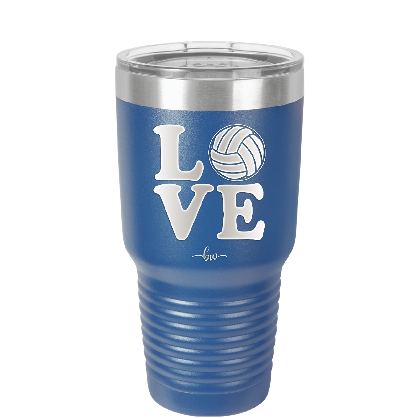 LOVE with Volleyball - Laser Engraved Stainless Steel Drinkware - 1924 -
