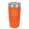 Happiness is Being Married to Your Best Friend - Laser Engraved Stainless Steel Drinkware - 1944 -