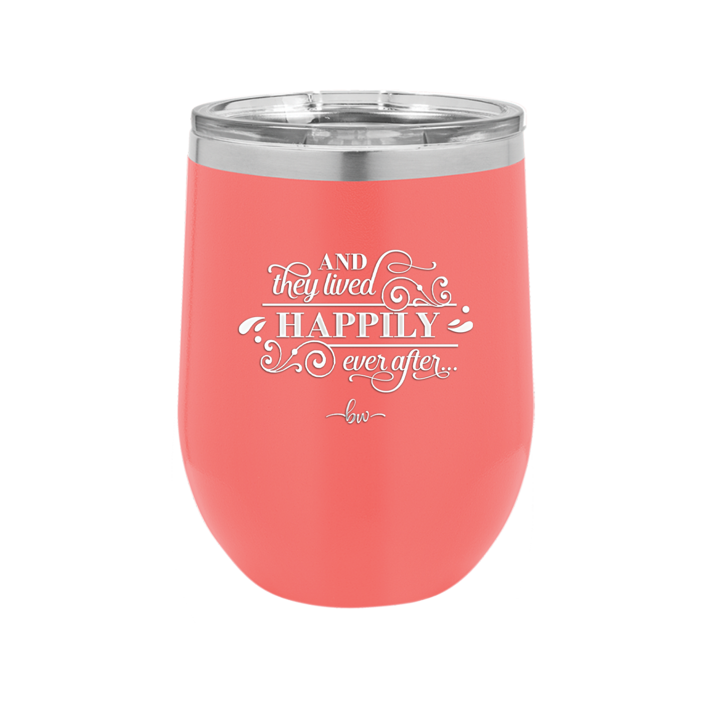 And They Lived Happily Ever After - Laser Engraved Stainless Steel Drinkware - 1946 -