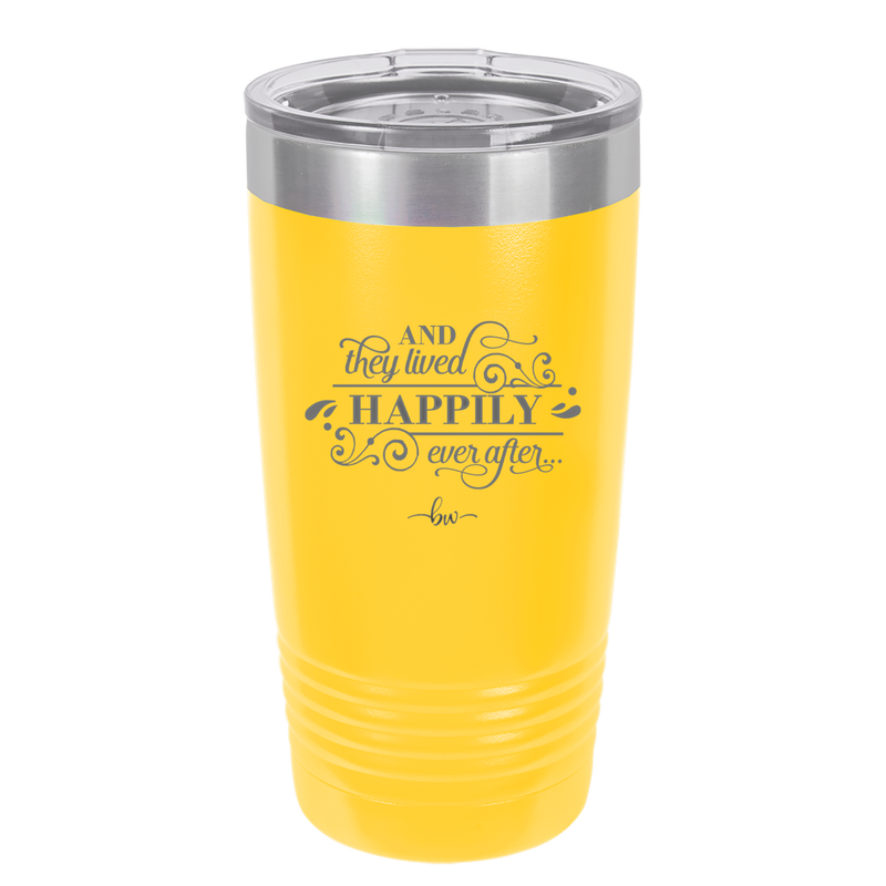And They Lived Happily Ever After - Laser Engraved Stainless Steel Drinkware - 1946 -