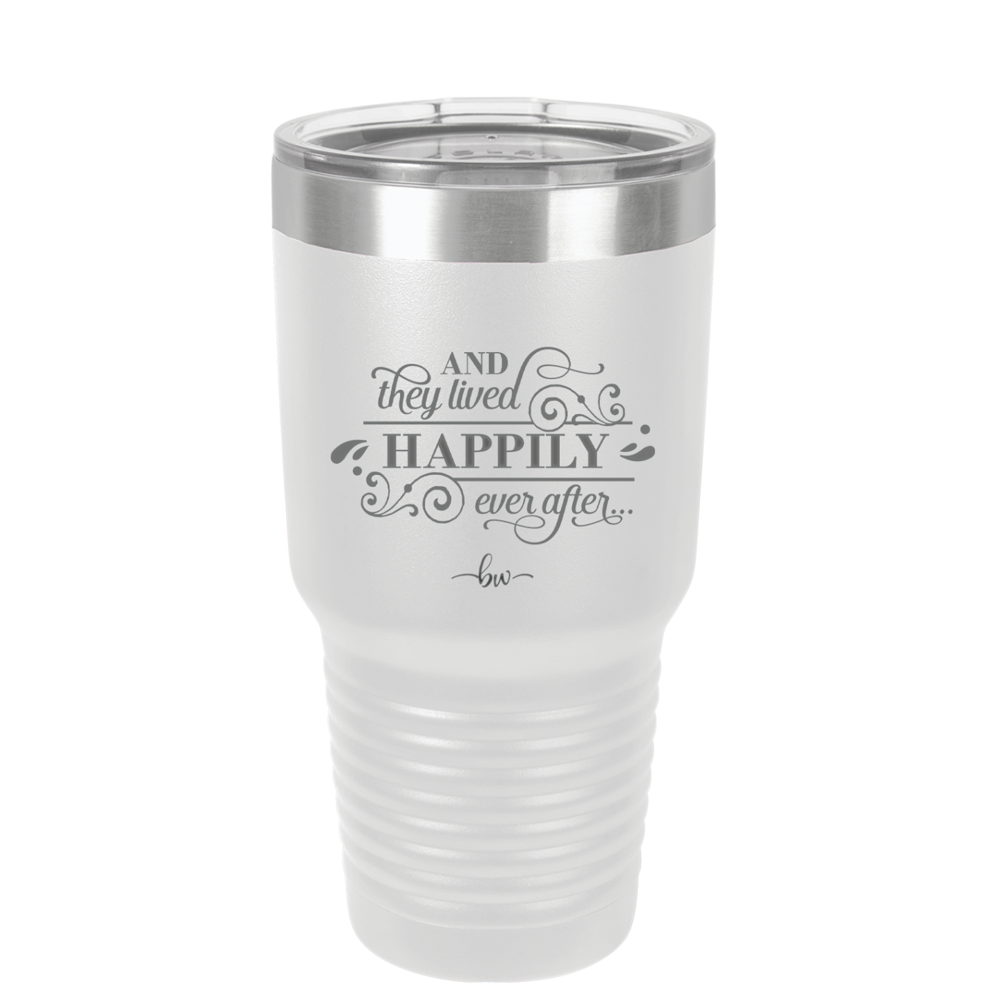 And They Lived Happily Ever After - Laser Engraved Stainless Steel Drinkware - 1946 -