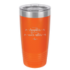 To Love Laughter and Happily Ever After - Laser Engraved Stainless Steel Drinkware - 1947 -