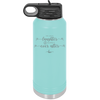 To Love Laughter and Happily Ever After - Laser Engraved Stainless Steel Drinkware - 1947 -