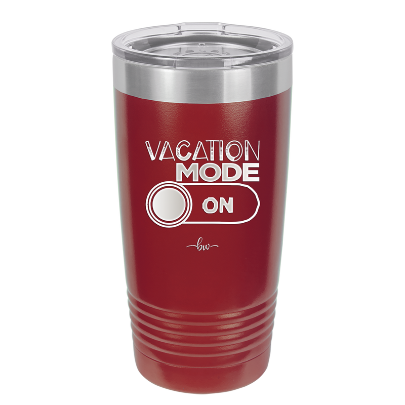 Vacaton Mode ON - Laser Engraved Stainless Steel Drinkware - 1958 -