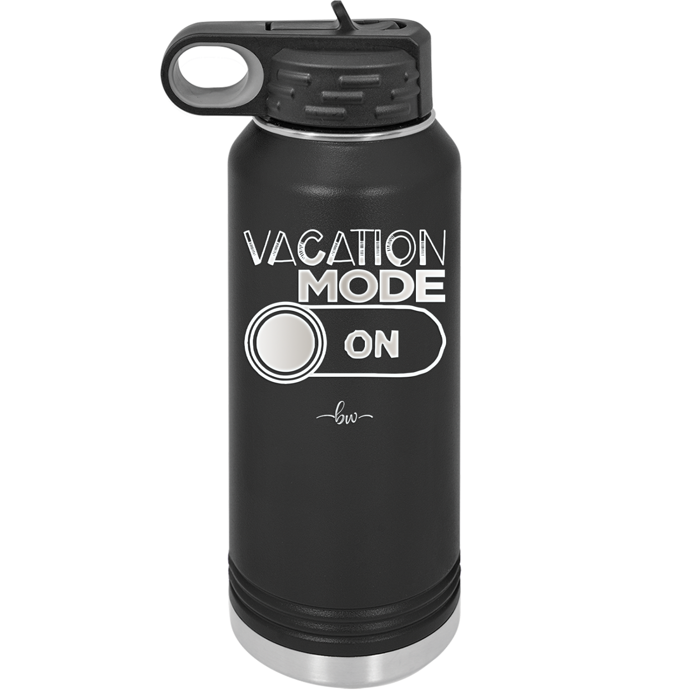 Vacaton Mode ON - Laser Engraved Stainless Steel Drinkware - 1958 -