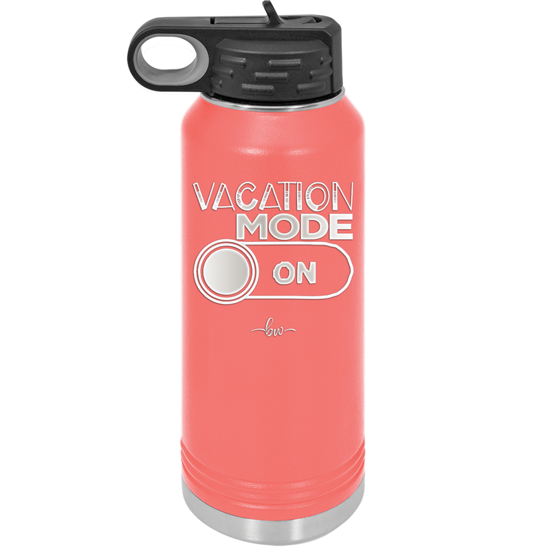 Vacaton Mode ON - Laser Engraved Stainless Steel Drinkware - 1958 -