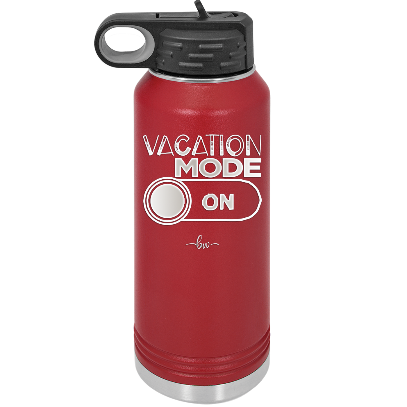 Vacaton Mode ON - Laser Engraved Stainless Steel Drinkware - 1958 -