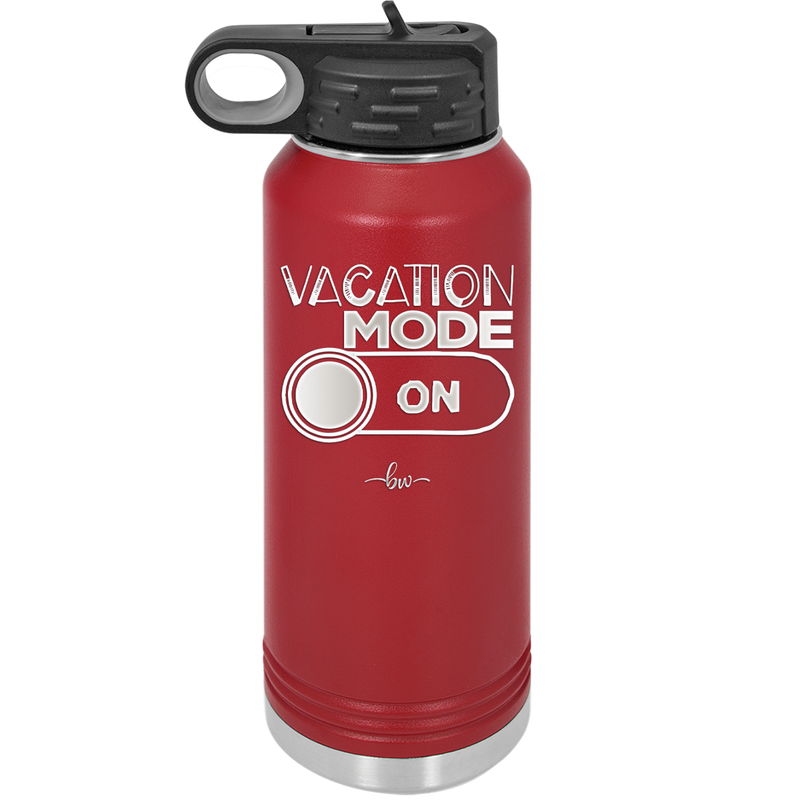 Vacaton Mode ON - Laser Engraved Stainless Steel Drinkware - 1958 -