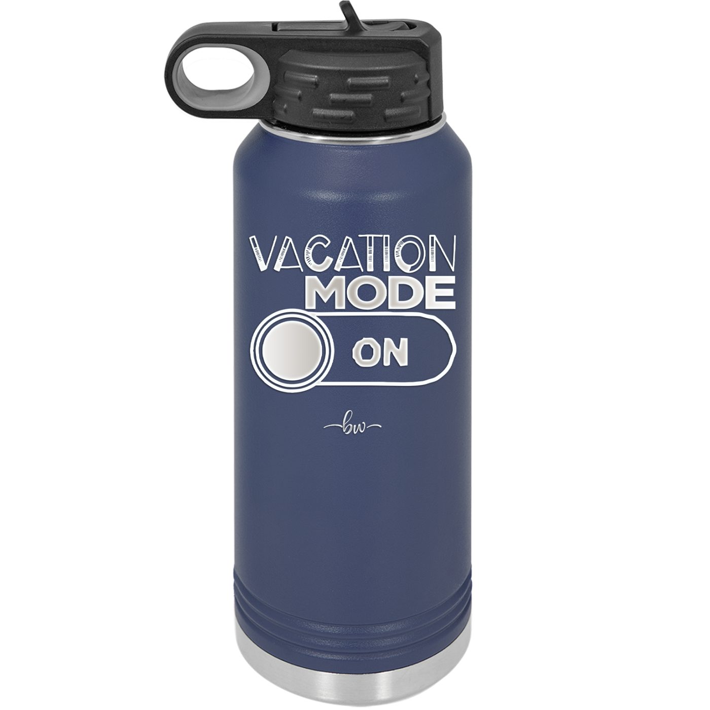 Vacaton Mode ON - Laser Engraved Stainless Steel Drinkware - 1958 -