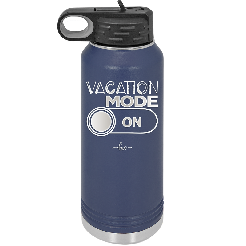 Vacaton Mode ON - Laser Engraved Stainless Steel Drinkware - 1958 -