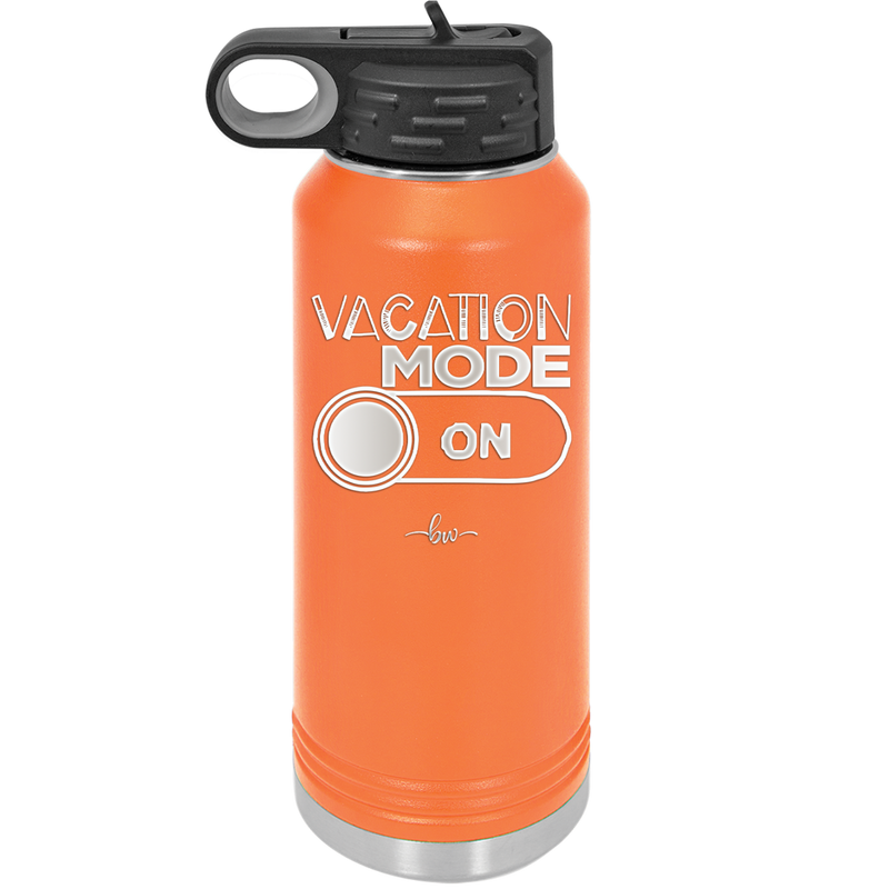 Vacaton Mode ON - Laser Engraved Stainless Steel Drinkware - 1958 -