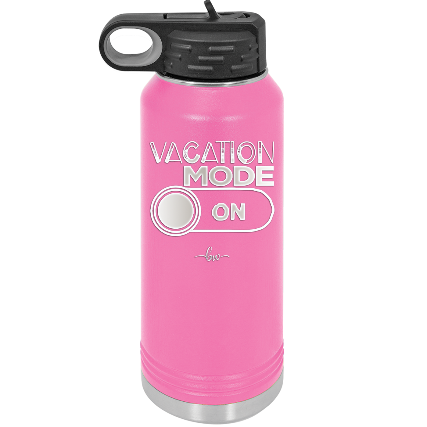 Vacaton Mode ON - Laser Engraved Stainless Steel Drinkware - 1958 -