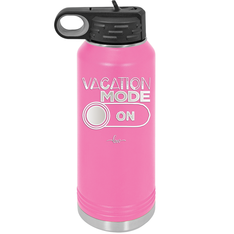 Vacaton Mode ON - Laser Engraved Stainless Steel Drinkware - 1958 -