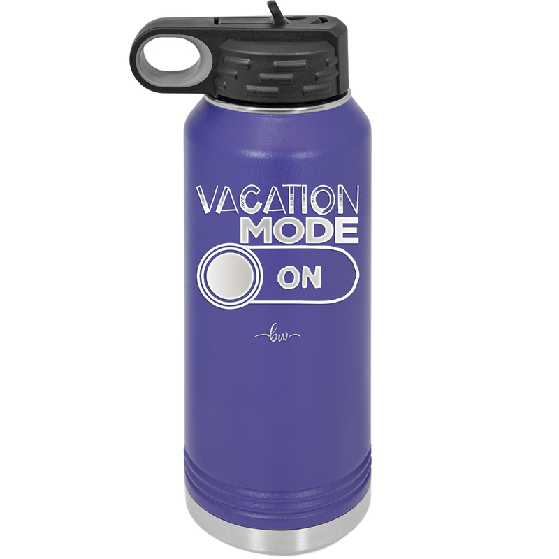 Vacaton Mode ON - Laser Engraved Stainless Steel Drinkware - 1958 -