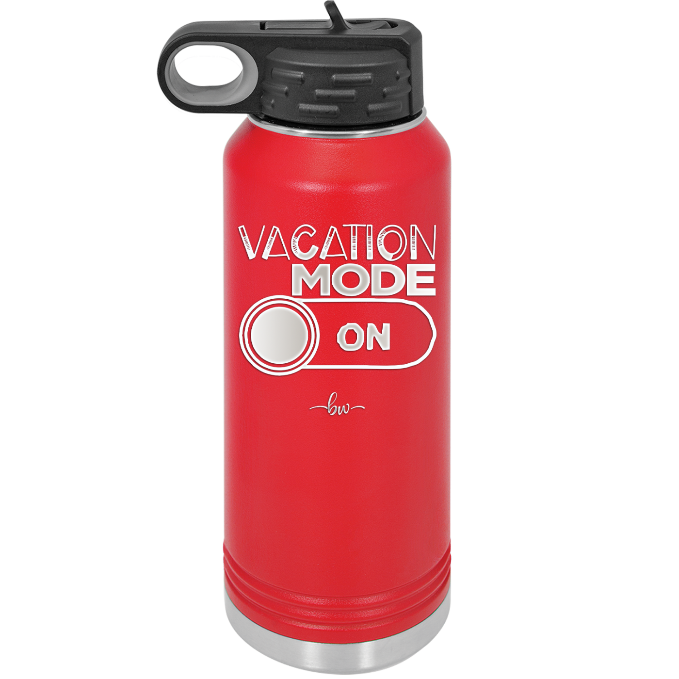 Vacaton Mode ON - Laser Engraved Stainless Steel Drinkware - 1958 -