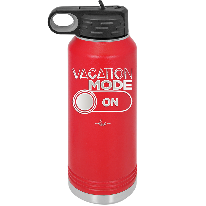 Vacaton Mode ON - Laser Engraved Stainless Steel Drinkware - 1958 -