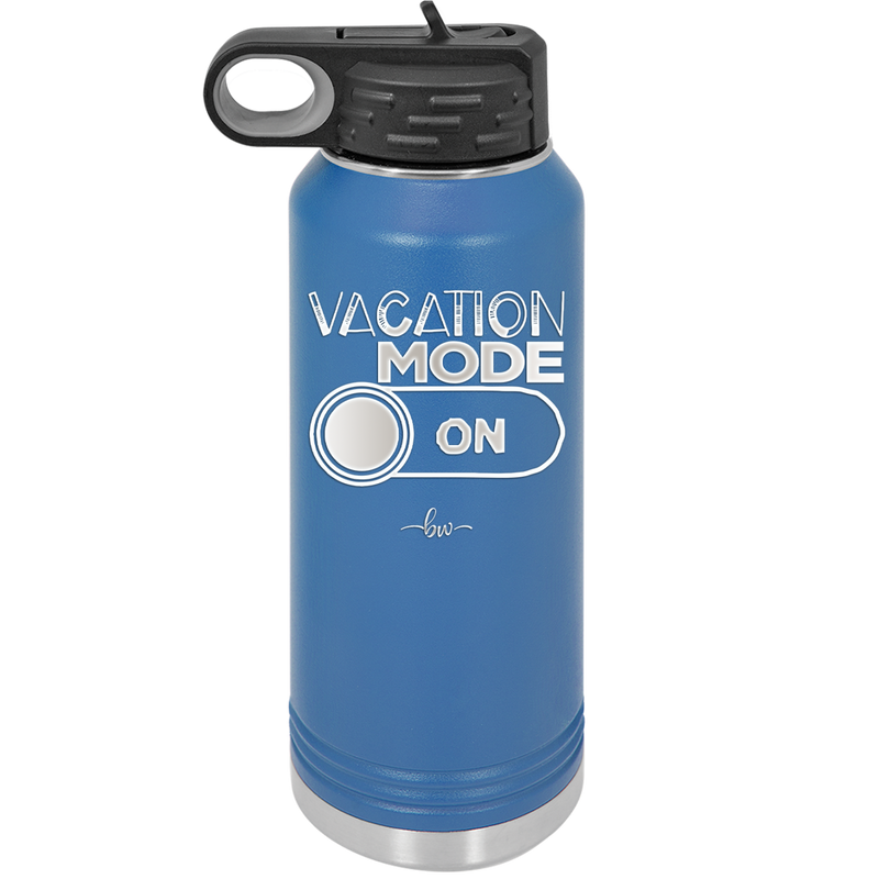 Vacaton Mode ON - Laser Engraved Stainless Steel Drinkware - 1958 -