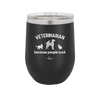 Veterinarian Because People Suck - Laser Engraved Stainless Steel Drinkware - 1960 -