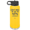 Don't Make Me Use My Mom Voice - Laser Engraved Stainless Steel Drinkware - 1962 -