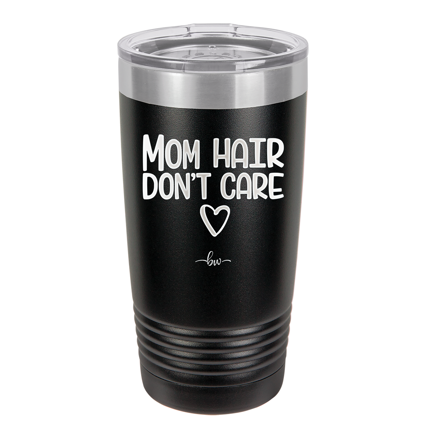 Mom Hair Don't Care - Laser Engraved Stainless Steel Drinkware - 1964 -